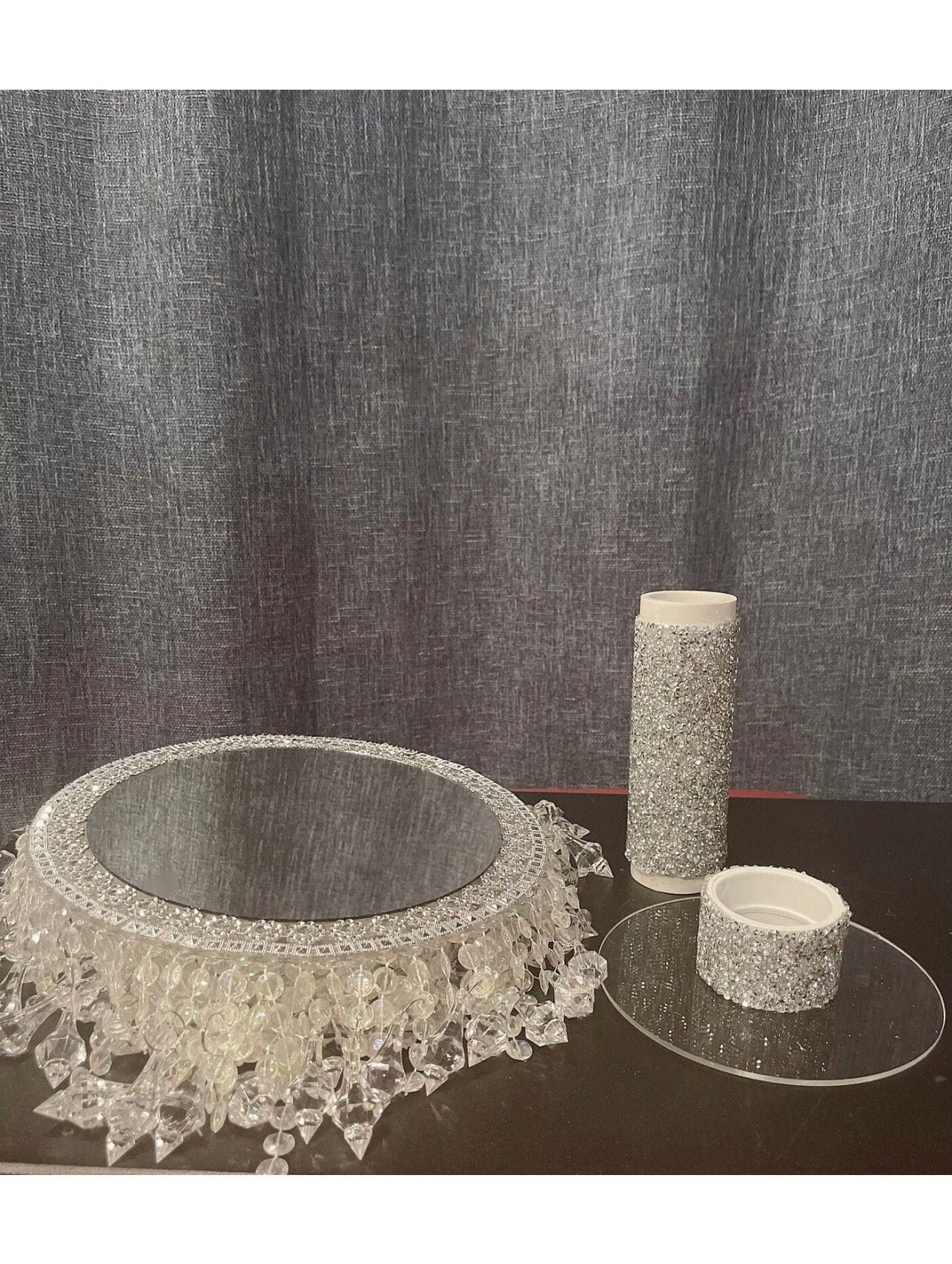 Cake Stand| Crystal Cascading Cake Stand