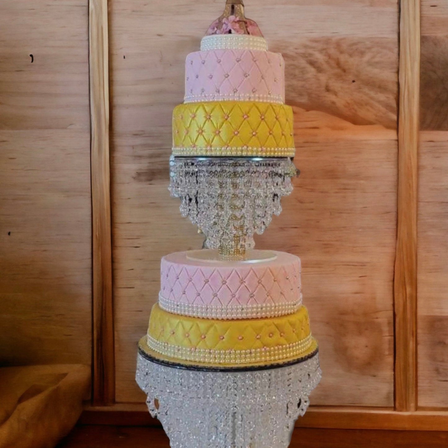 Crystal Cake Stand| Crystal Cascading Cake Stand for Wedding