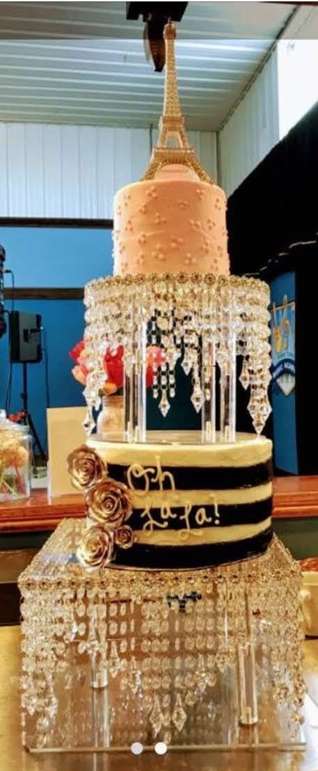 Crystal Cake stand set