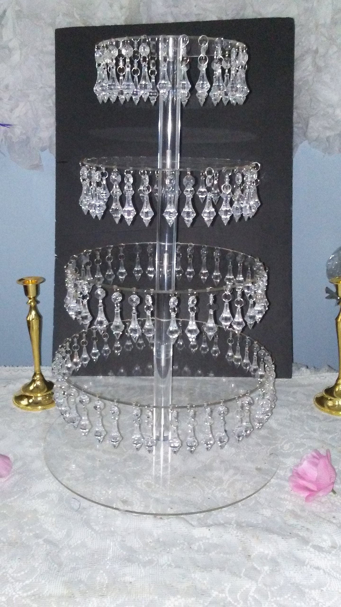 Cupcake Stand with Crystals