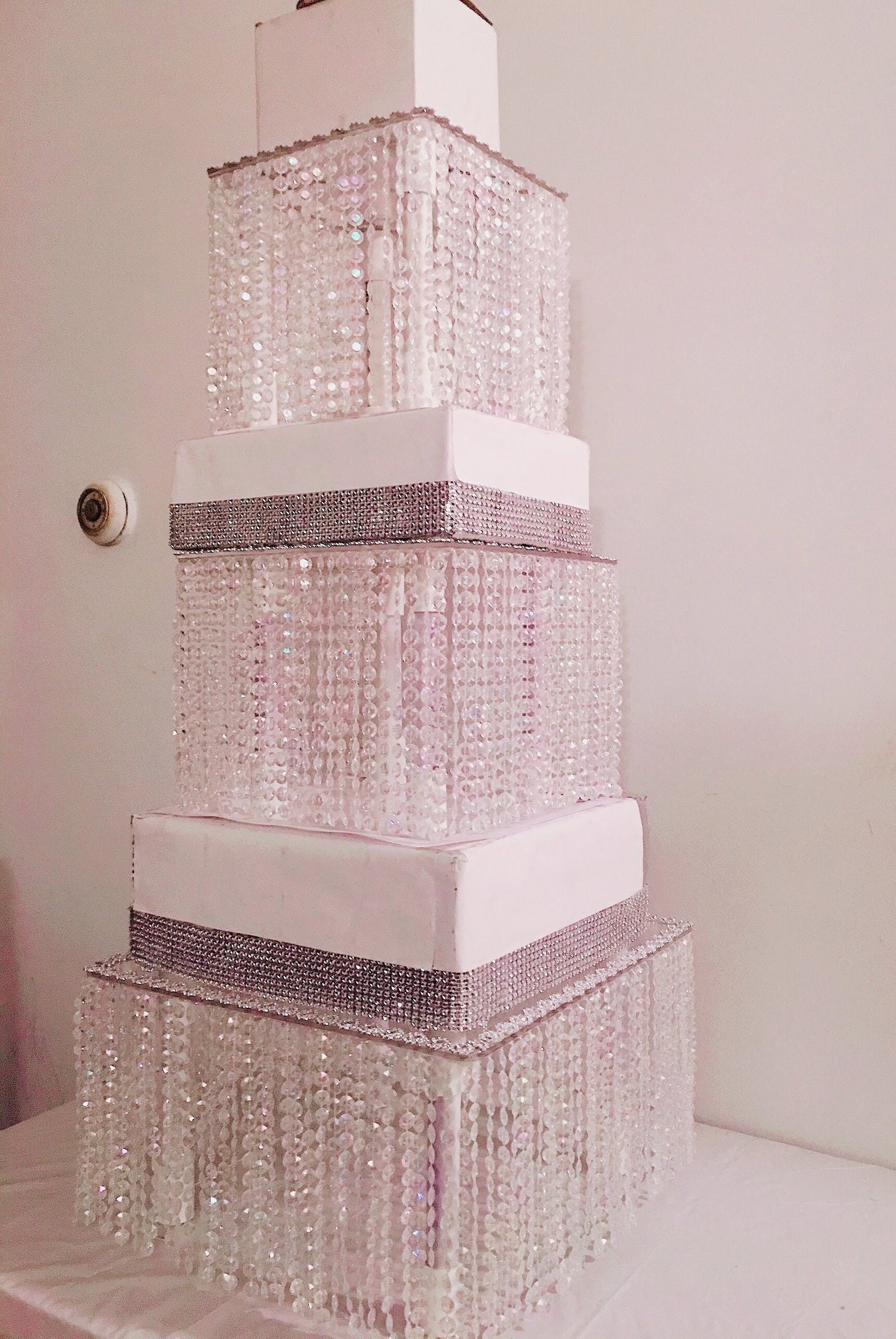 Acrylic Cake Stand with Led light