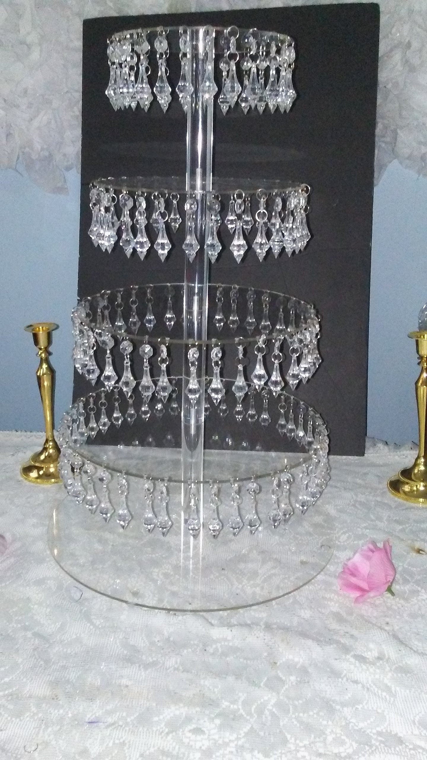 Cupcake Stand with Crystals