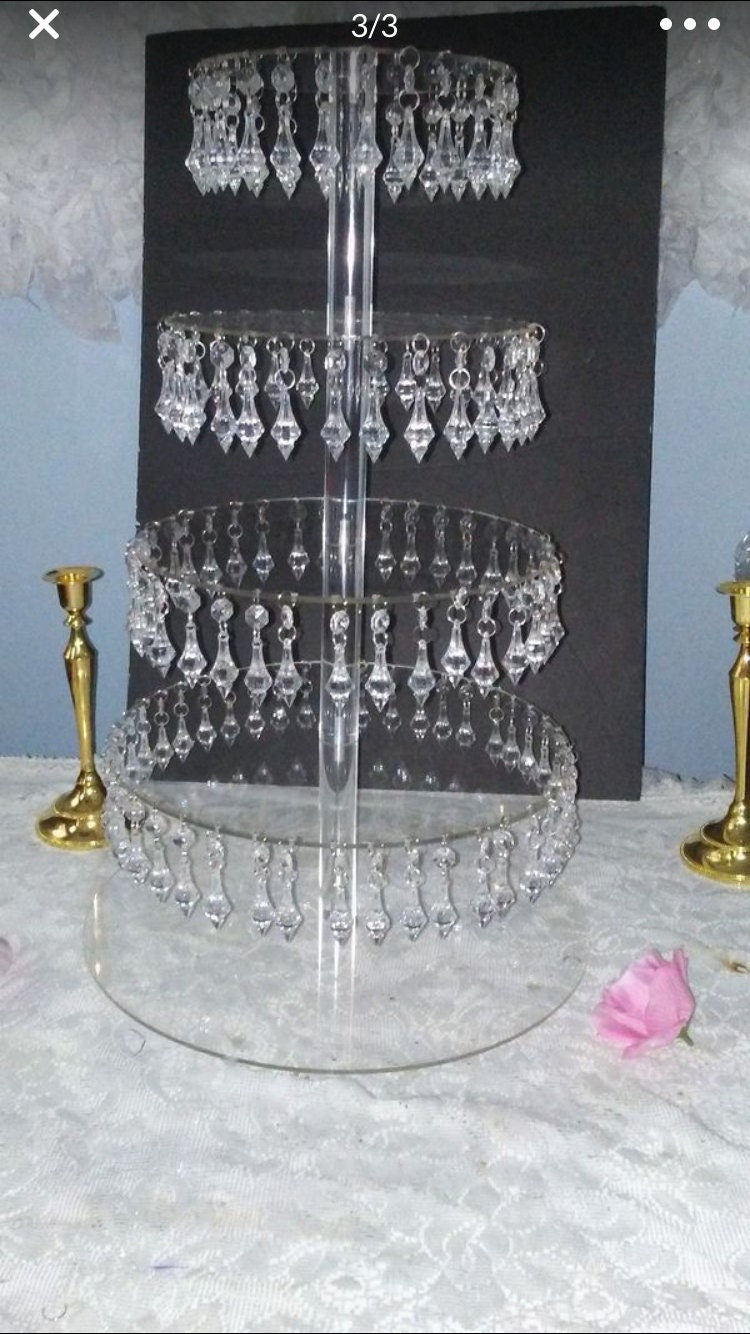 Cupcake Stand with Crystals