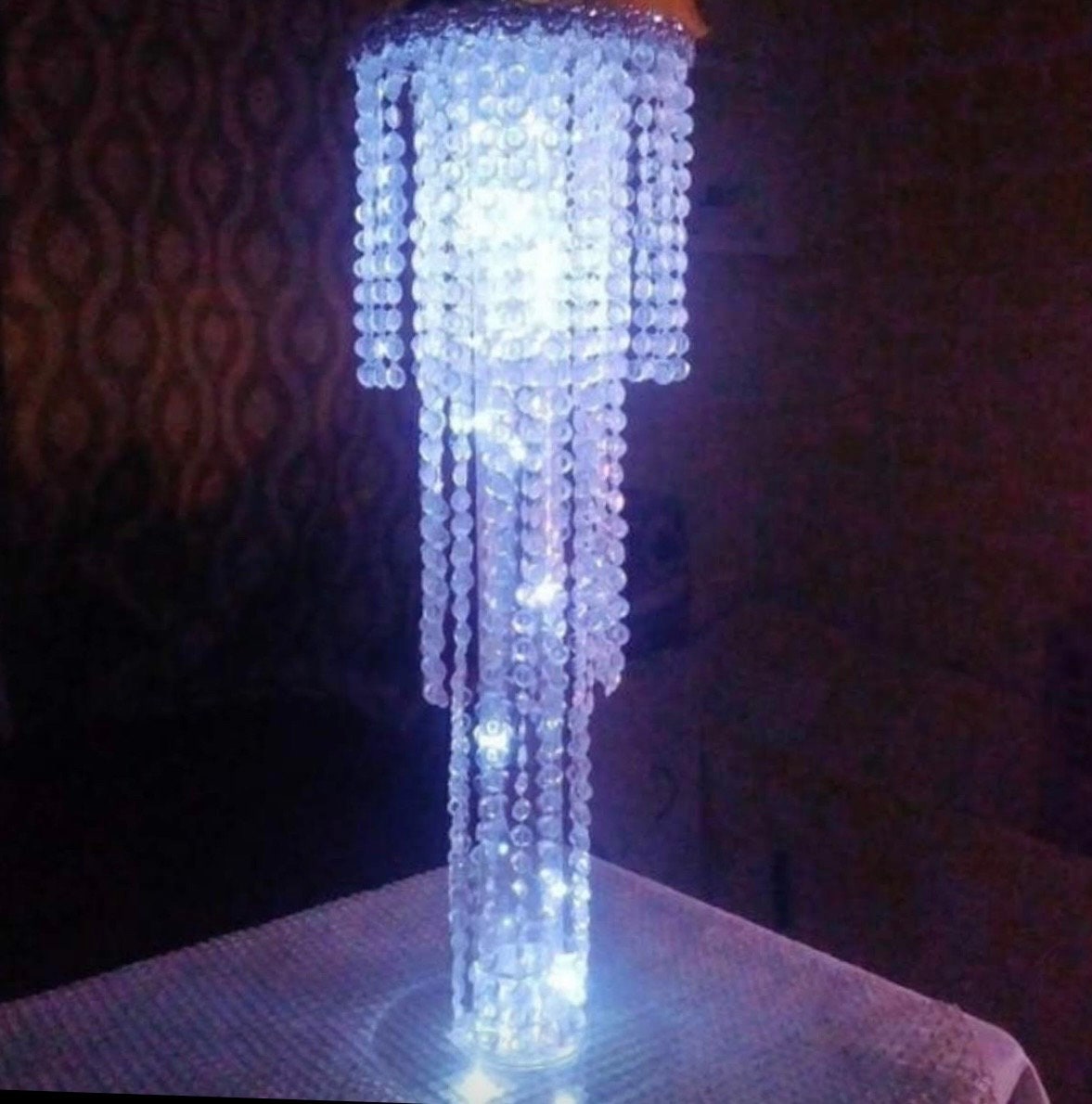 Wedding Table Centerpieces | Lighted Decor