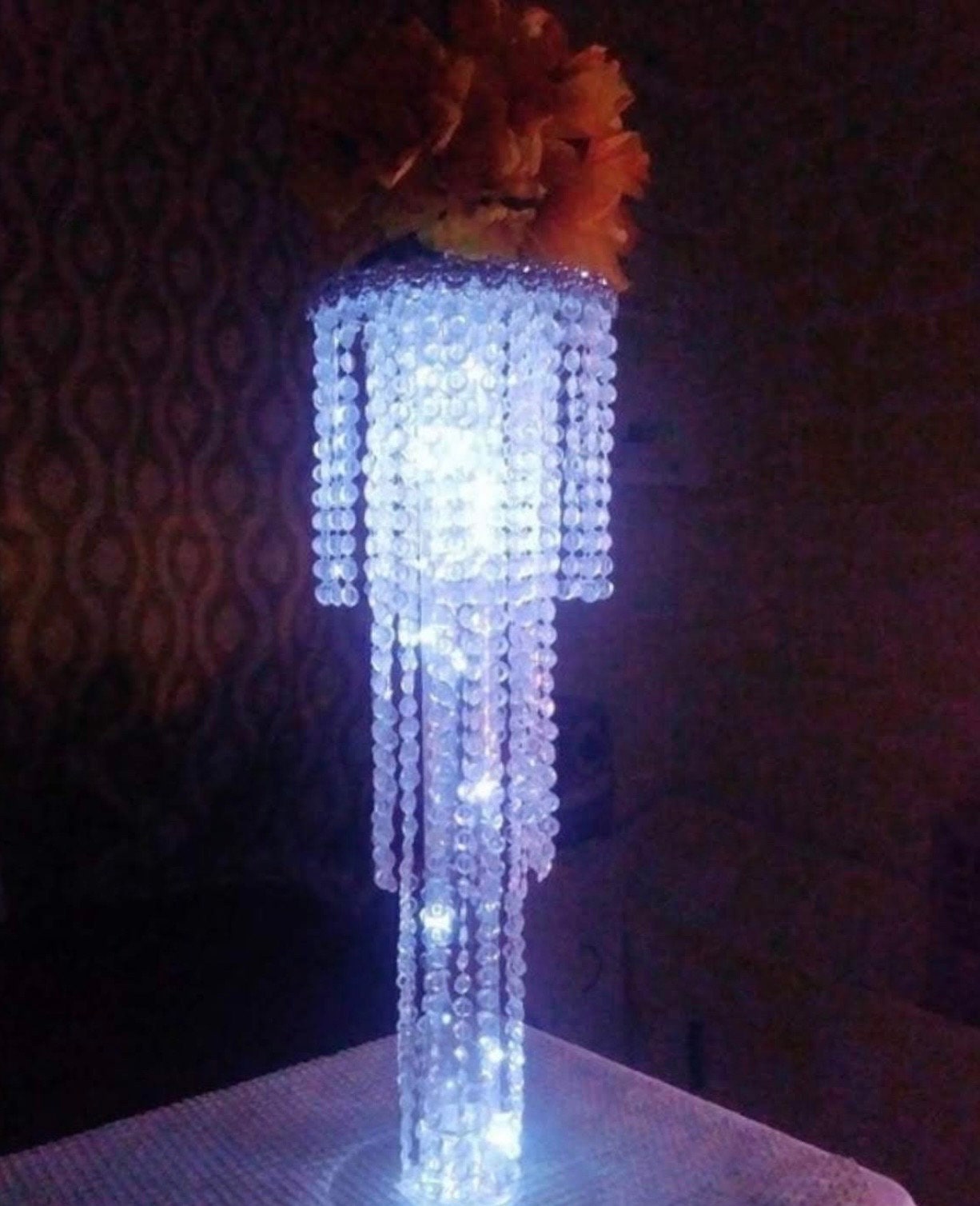 Wedding Table Centerpieces | Lighted Decor