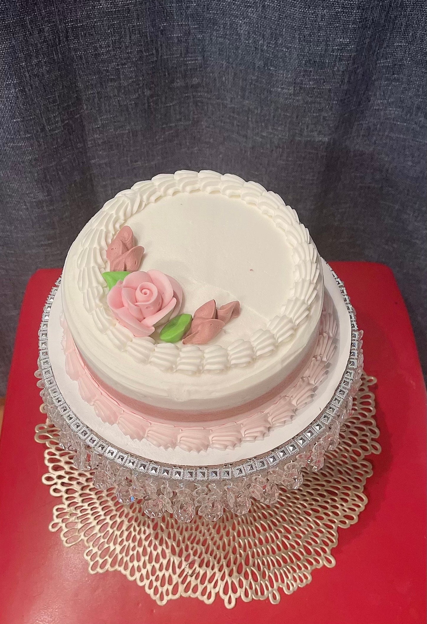 Round Cake Stand| Crystal Cascading Cake Stand