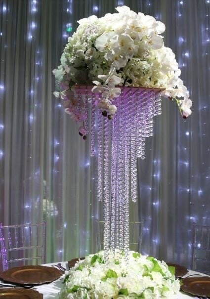 SQUARE Table Centerpieces | Lighted Tabletop Decor