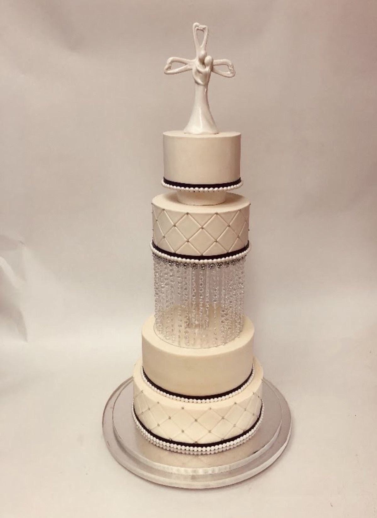 Crystal Cake Stand| Cake Riser | Chandelier cake stand
