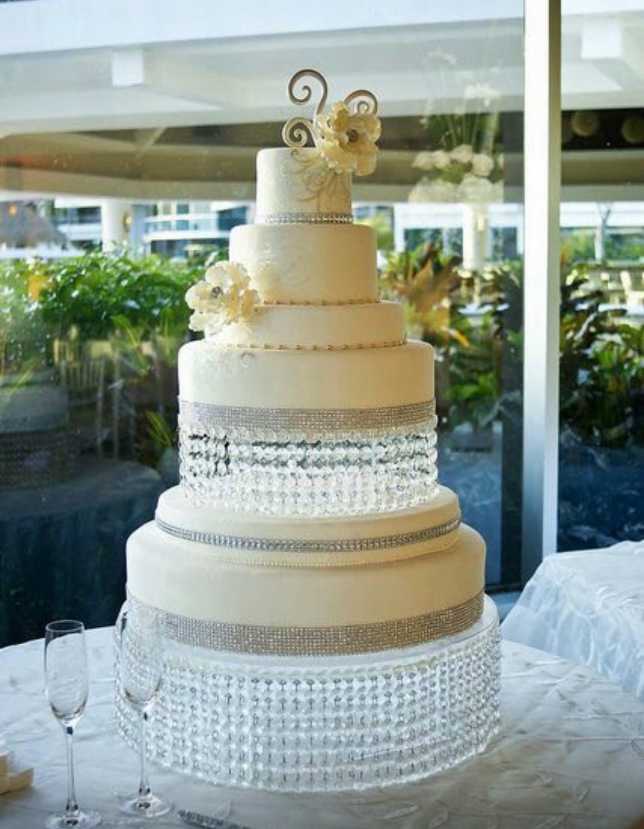 Wedding Crystal Cake Stand with Led light