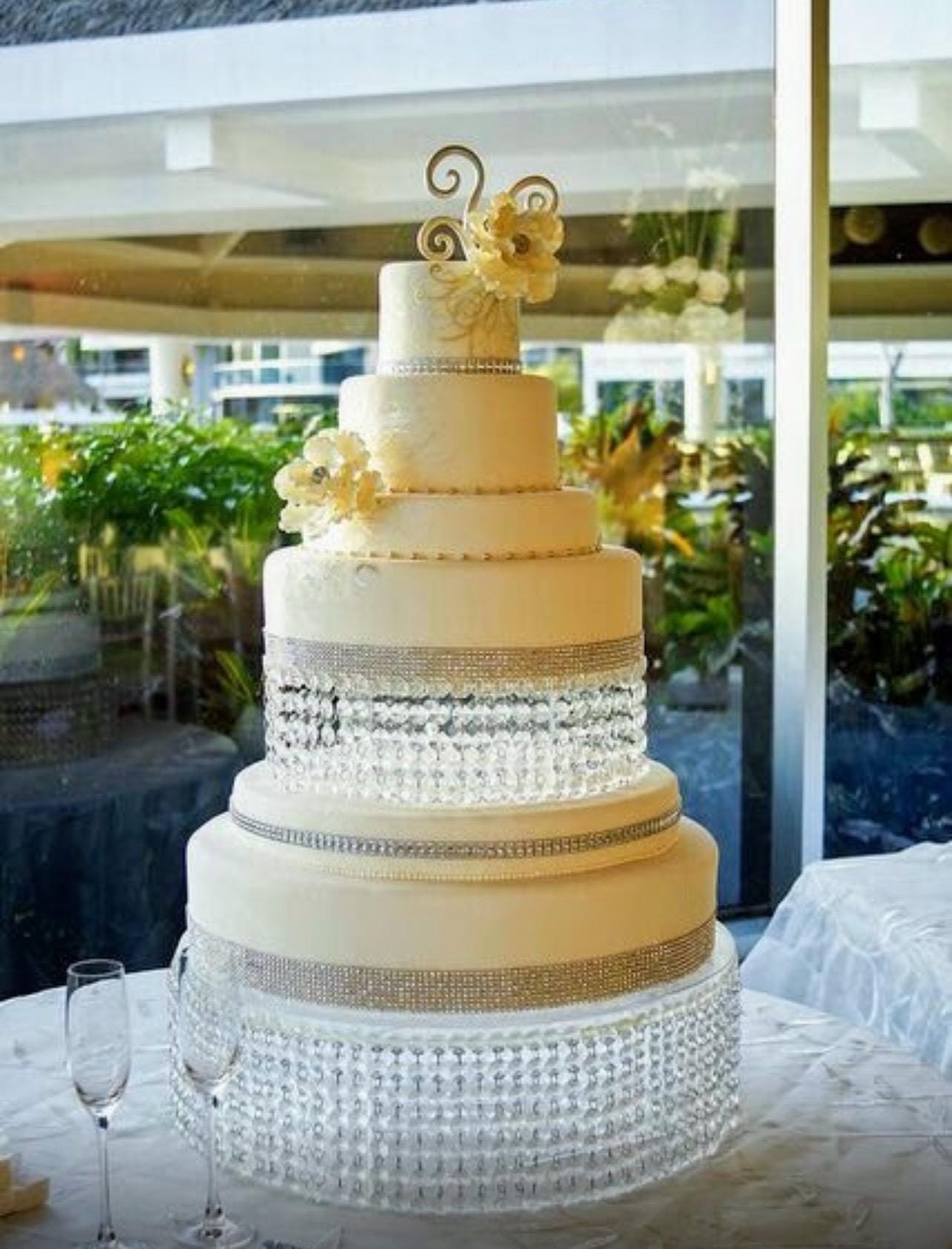 Wedding Crystal Cake Stand with Led light