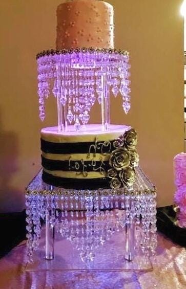 Crystal Cake stand set