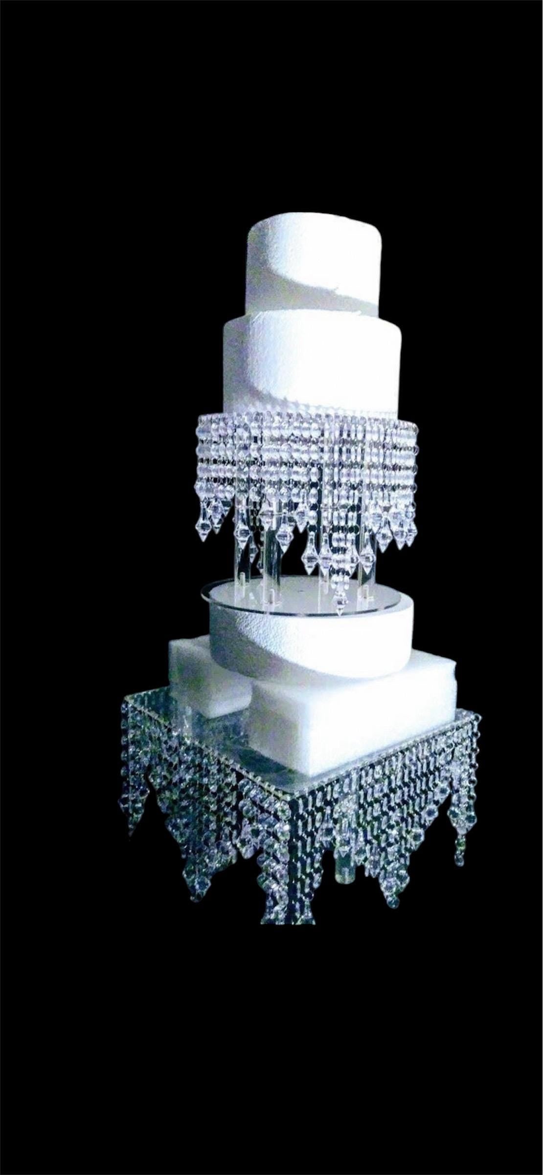 Crystal Cake stand set
