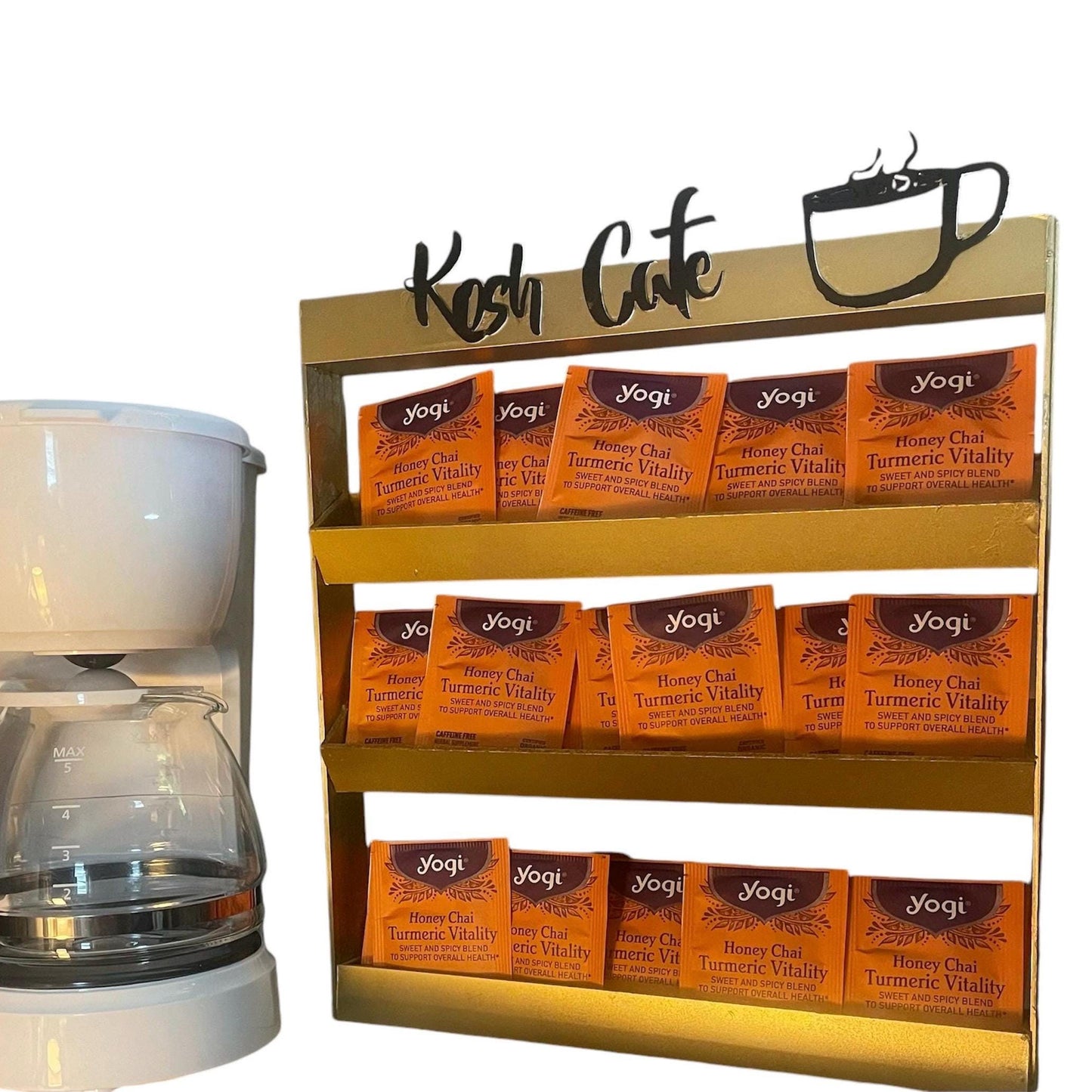 Tea bag holder | Personslized Space saving pod Holder |K-cup holder |Kitchen storage