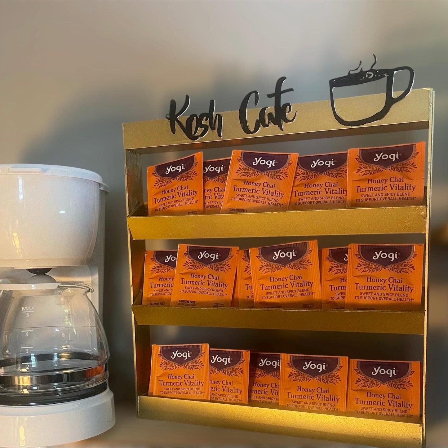 Tea bag holder | Personslized Space saving pod Holder |K-cup holder |Kitchen storage