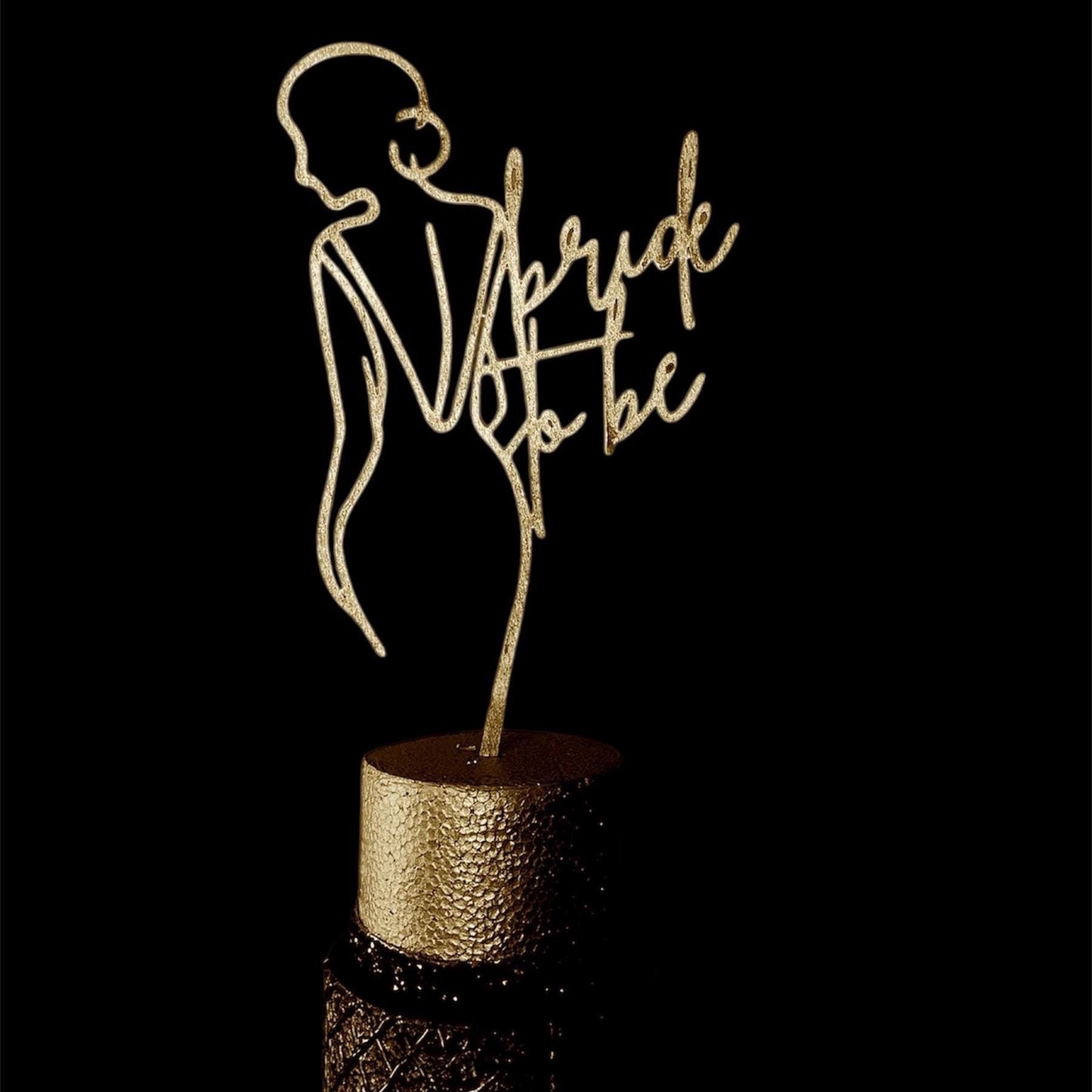 Bride to be Cake Topper | Bridal Shower Cake topper |Wife to be