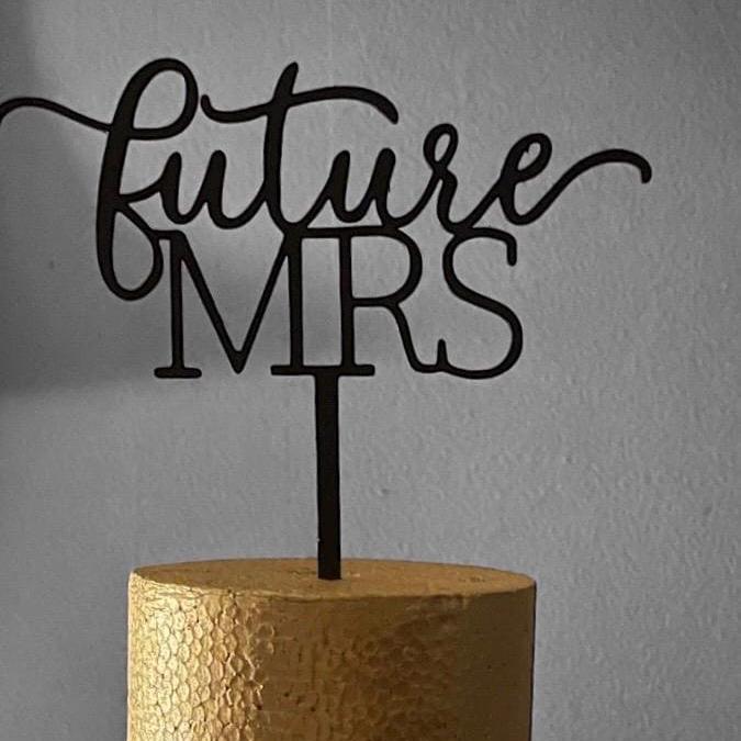 Bride to be Cake Topper | Bridal Shower |Wife to bec
