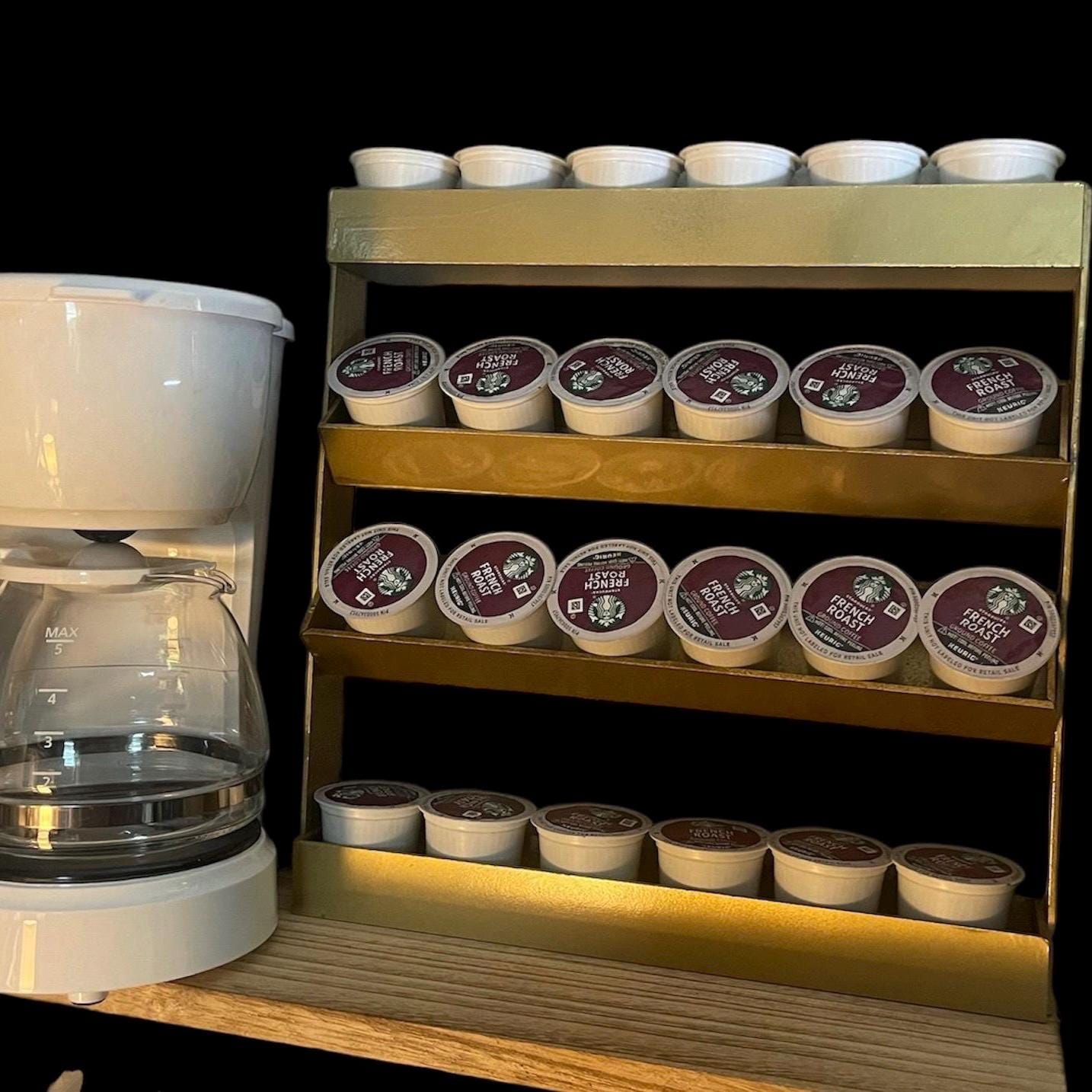 Coffee pod holder | Tea bags storage Space saving pod Holder |K-cup holder |Kitchen storage
