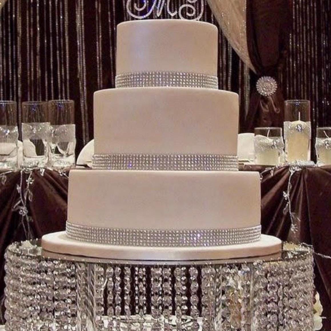 Wedding Crystal Cake Stand with Led light