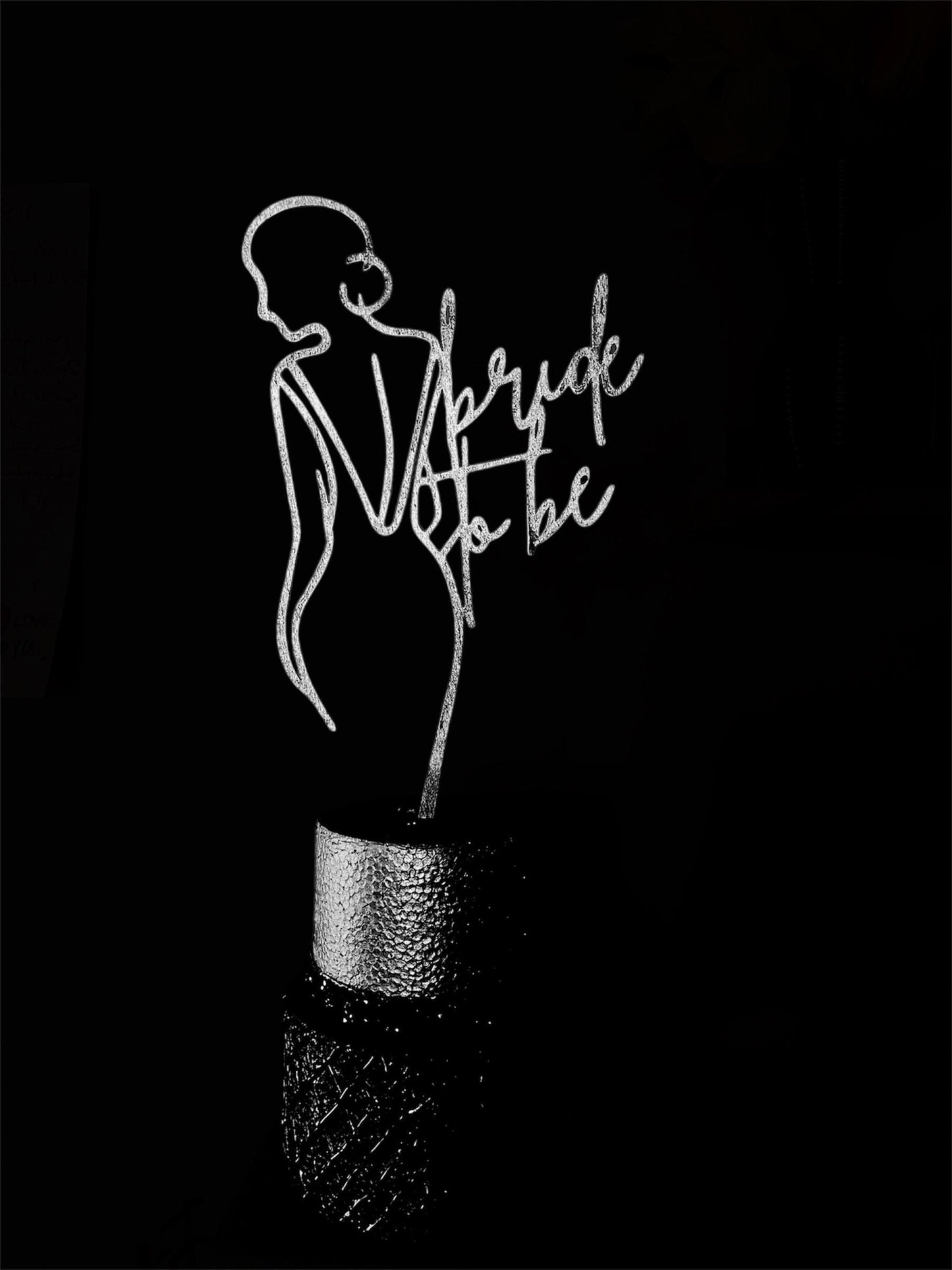 Bride to be Cake Topper | Bridal Shower Cake topper |Wife to be