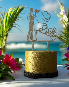 Wedding Cake Topper | silhouette couple cake topper |Mr and Mrs Cake topper |Rustic Cake topper