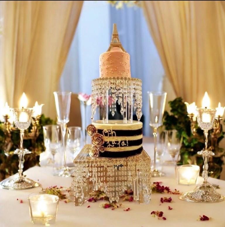 Crystal Cake stand set