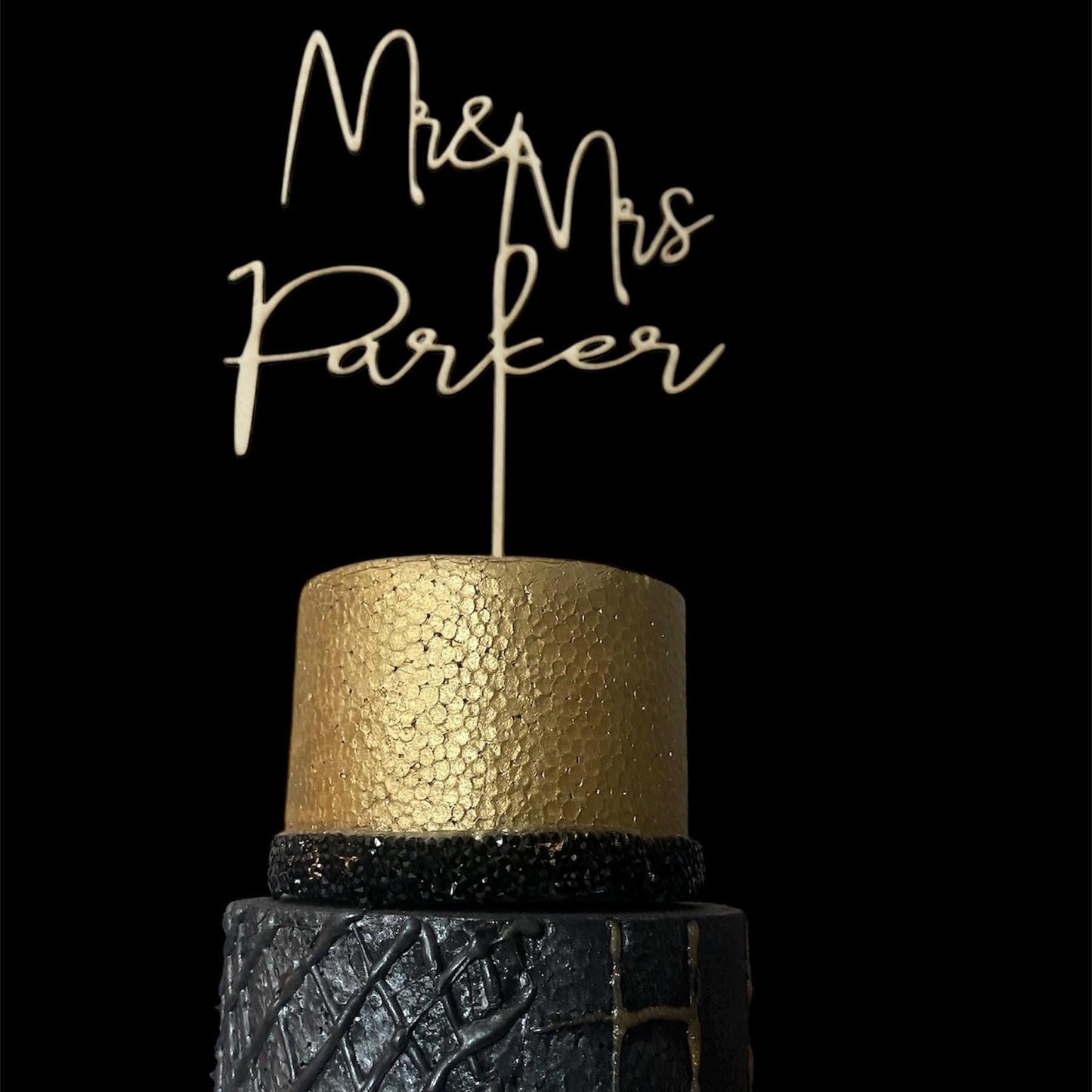Wedding Cake Topper | Personalized couple cake topper