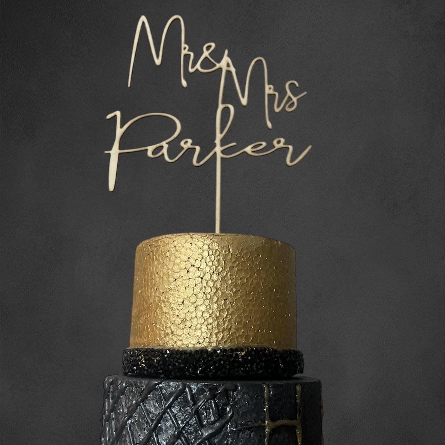 Wedding Cake Topper | Personalized couple cake topper
