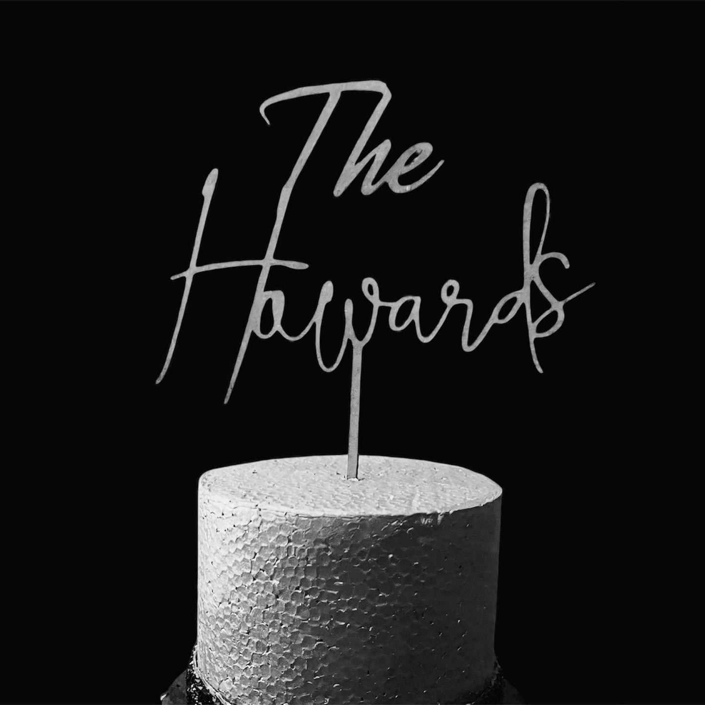 Wedding Cake Topper | Personalized cake topper |Rustic Cake topper