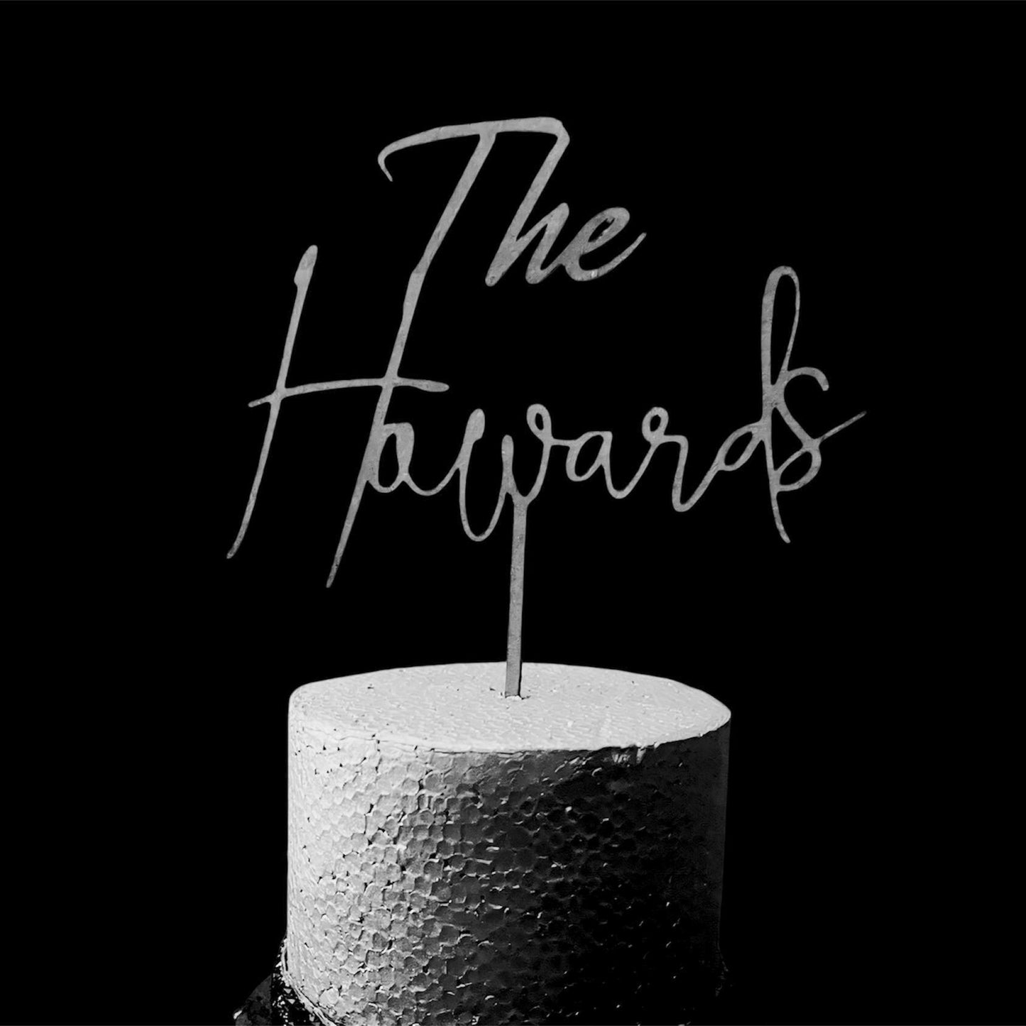 Wedding Cake Topper | Personalized cake topper |Rustic Cake topper