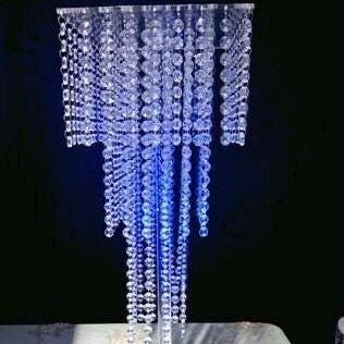 SQUARE Table Centerpieces | Lighted Tabletop Decor