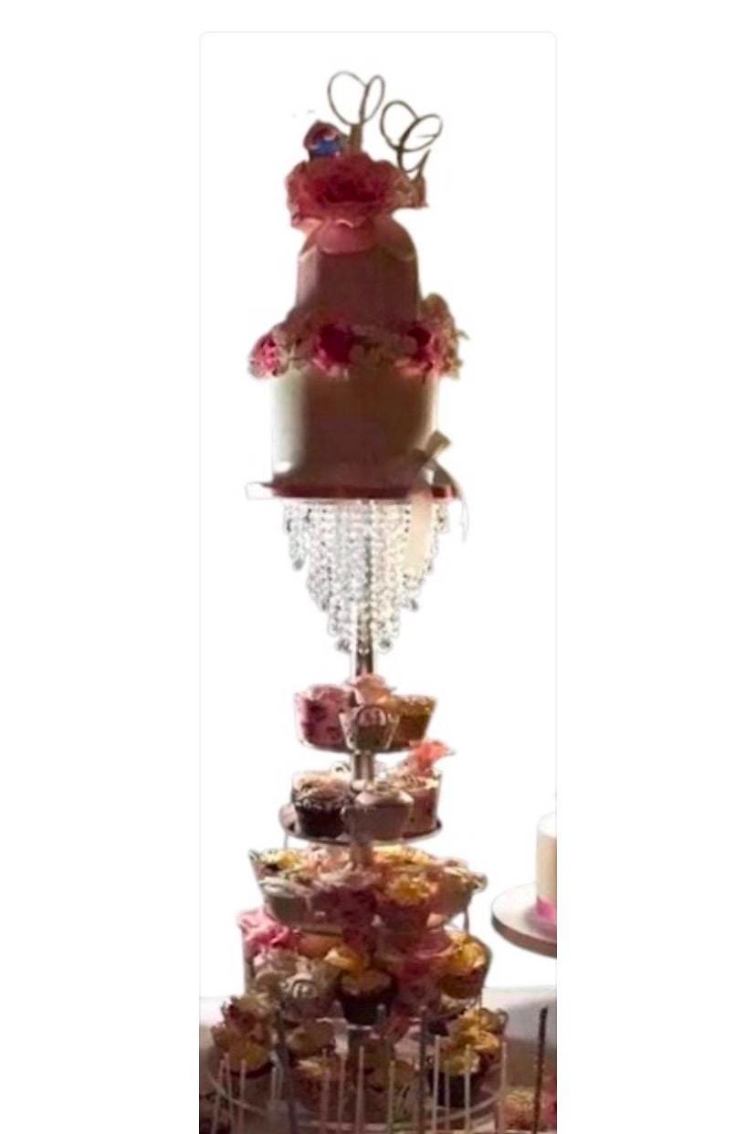 Cake Stand Cupcake stand | Wedding Crystal Cake Stand