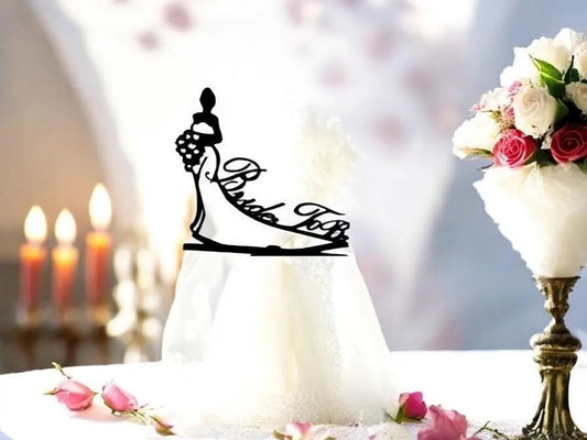 Bride to be Cake Topper | Bridal Shower Cake topper  | Pre wedding cake topper