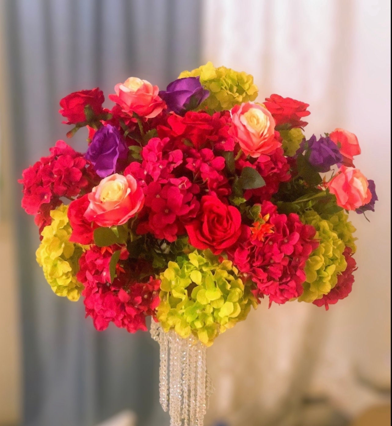 Centerpiece with light For Weddings and Parties