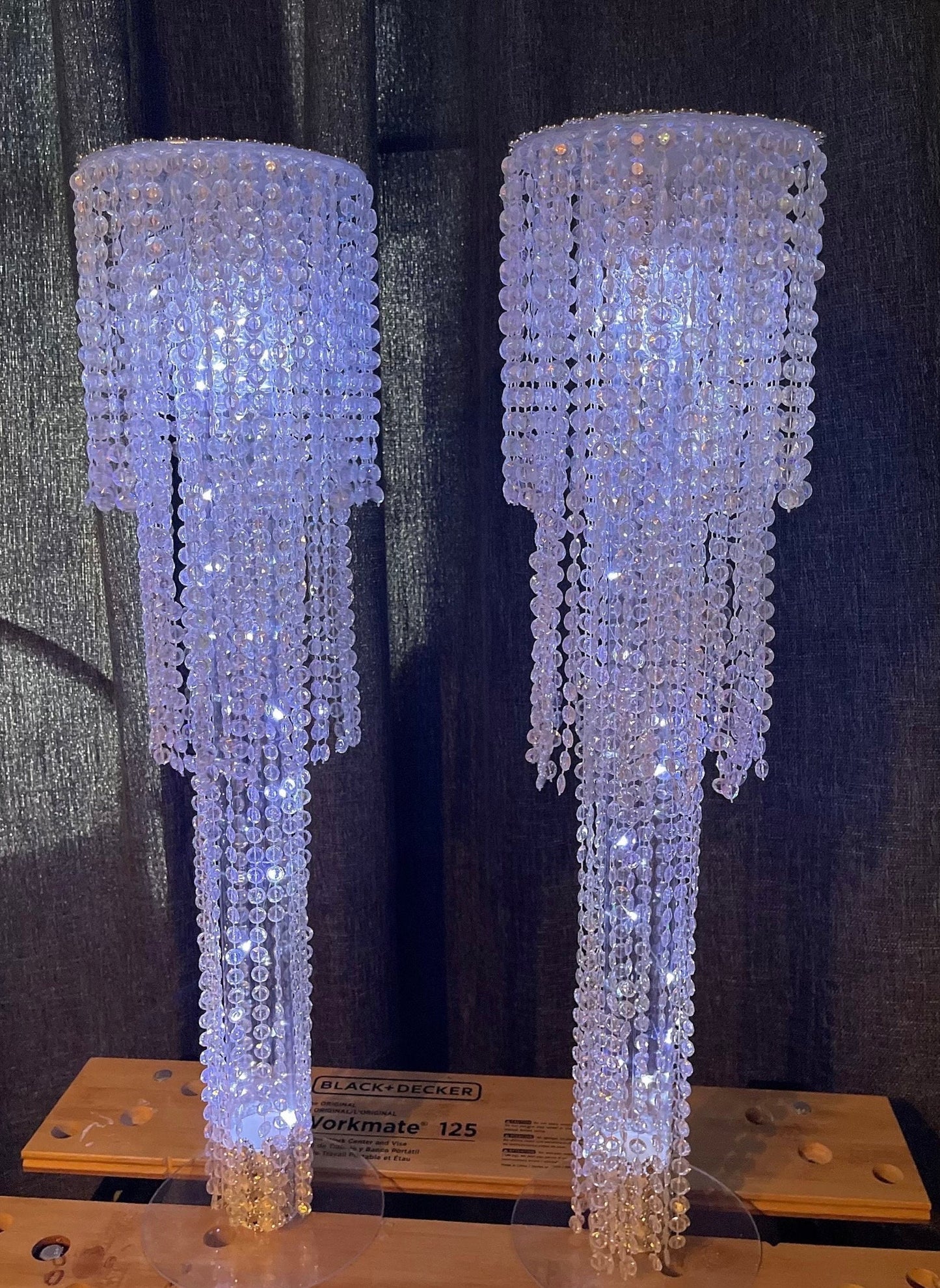 3 tier Table Centerpieces | Lighted Decor