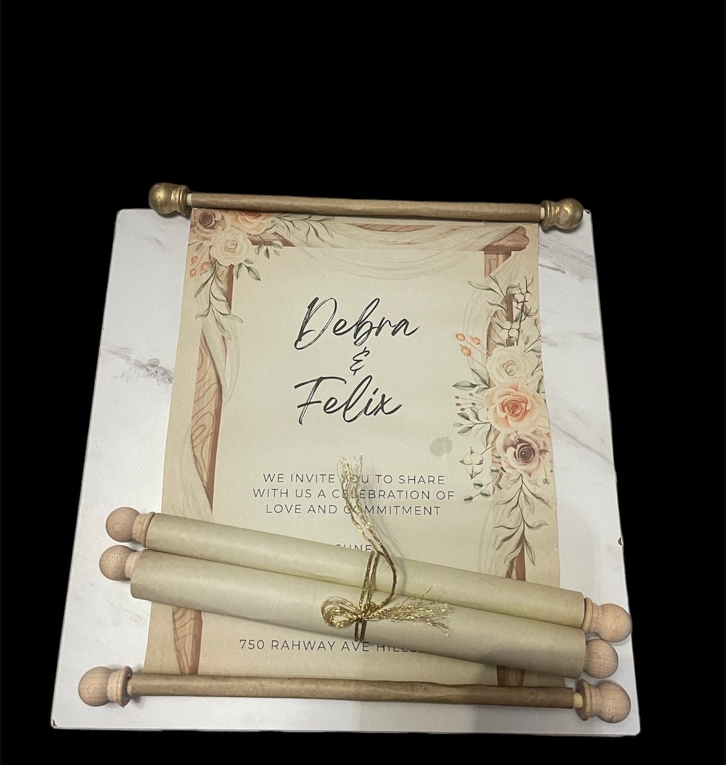 Scroll Invitations | Wedding Invitations and Save the Dates