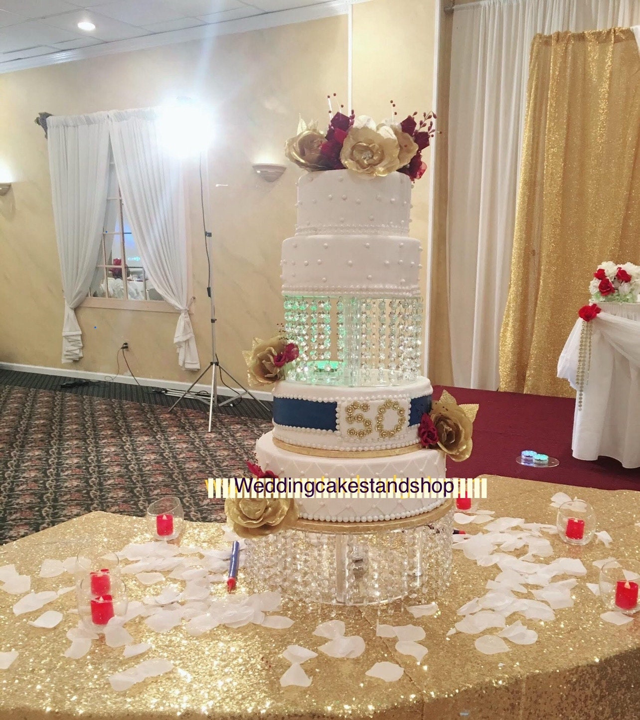 Cascading Crystal Cake stand