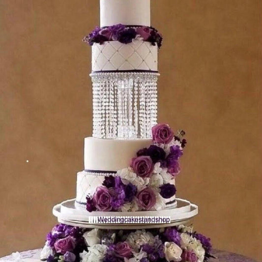Crystal Cake Stand| Cake Riser | Chandelier cake stand