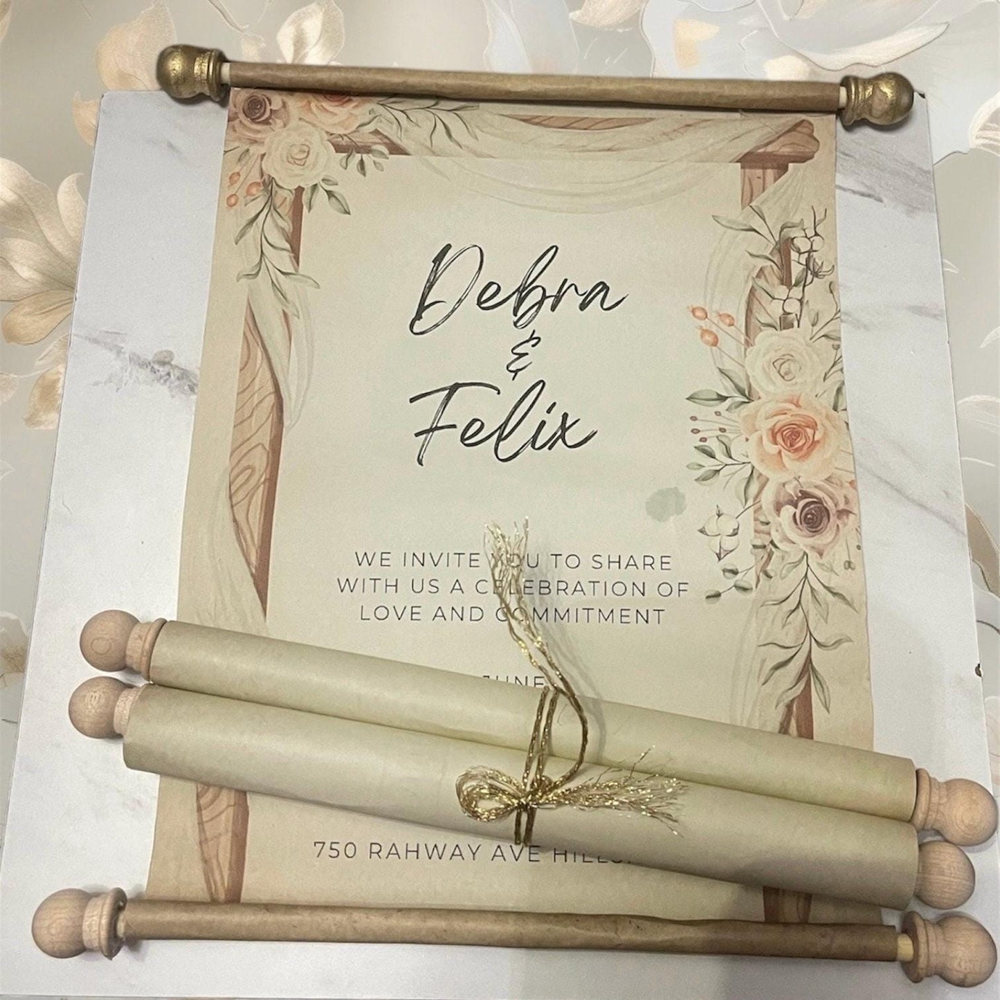 Scroll Invitations | Wedding Invitations and Save the Dates