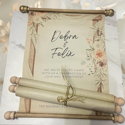 Scroll Invitations | Wedding Invitations and Save the Dates