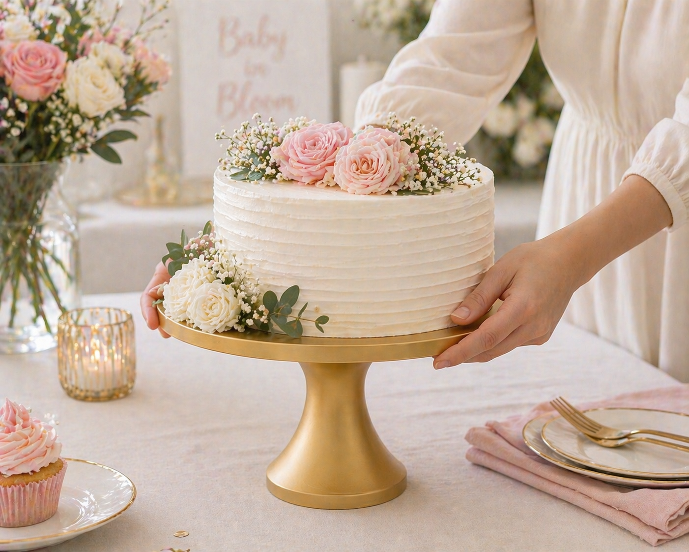 Modern Pedestal Cake Stand Dessert Display