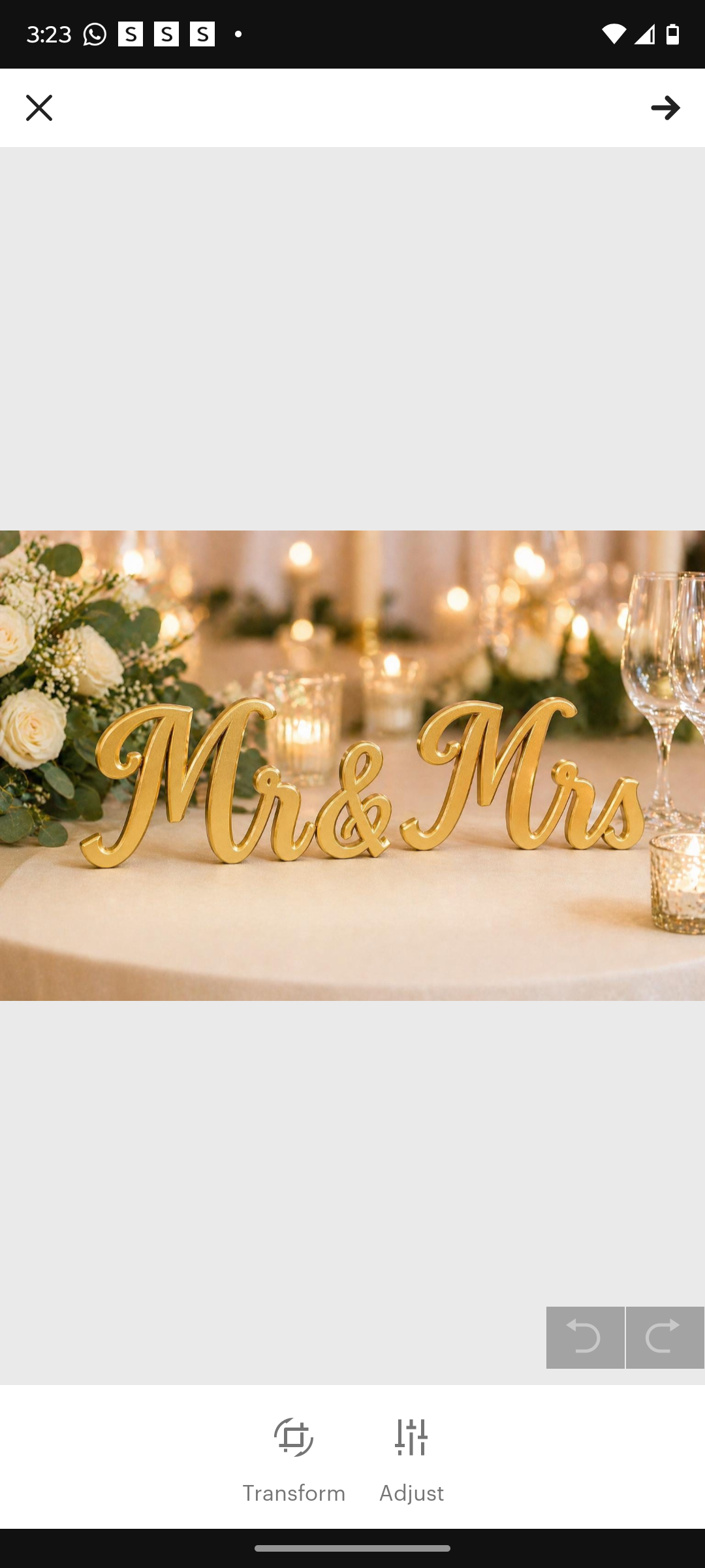 Mr & Mrs Wedding Sign, 3D Printed Script Head Table Decor
